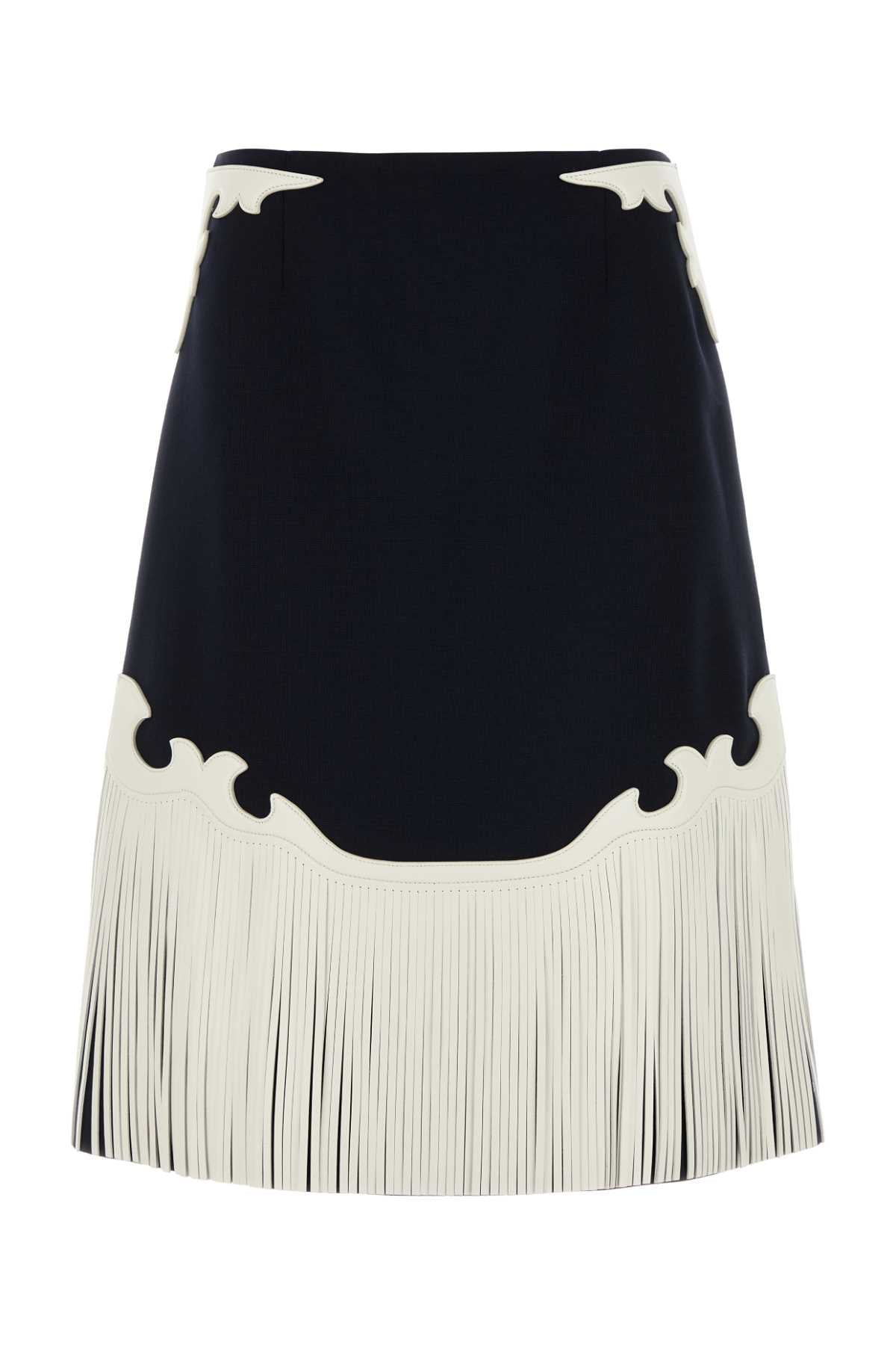 PRADA Wool Mini Skirt for Women - SS25 Collection