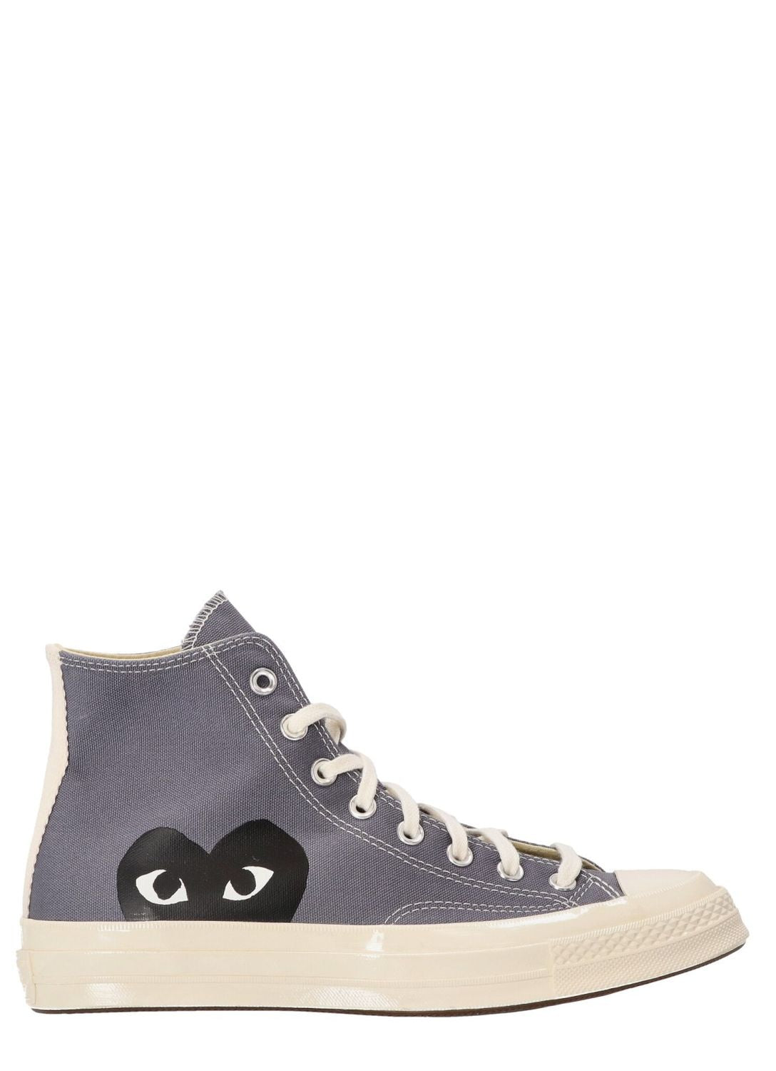COMME DES GARÇONS PLAY High-Top Sneaker with Iconic Heart Logo