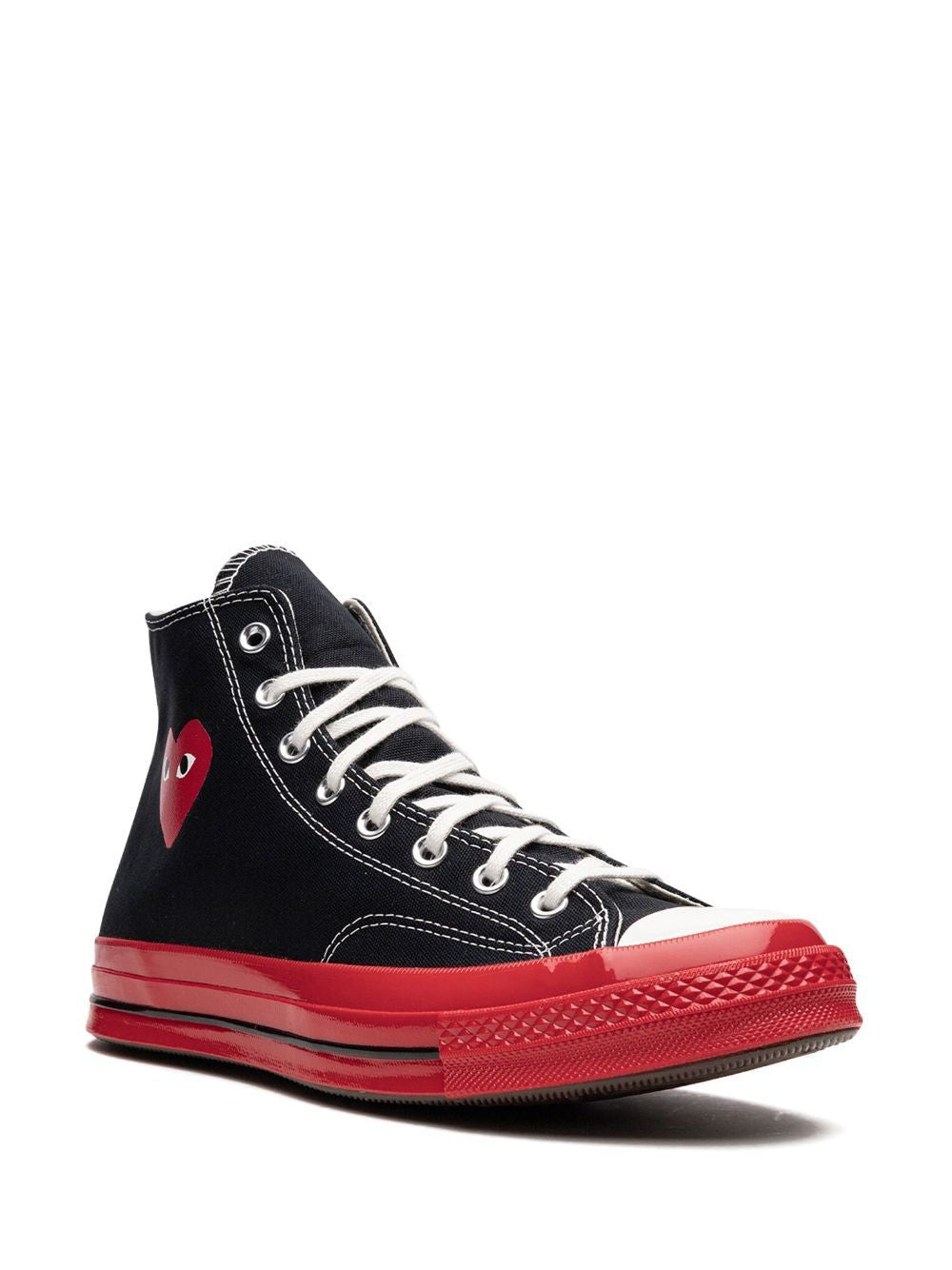 COMME DES GARÇONS PLAY High Top Red Sole Sneakers for Women