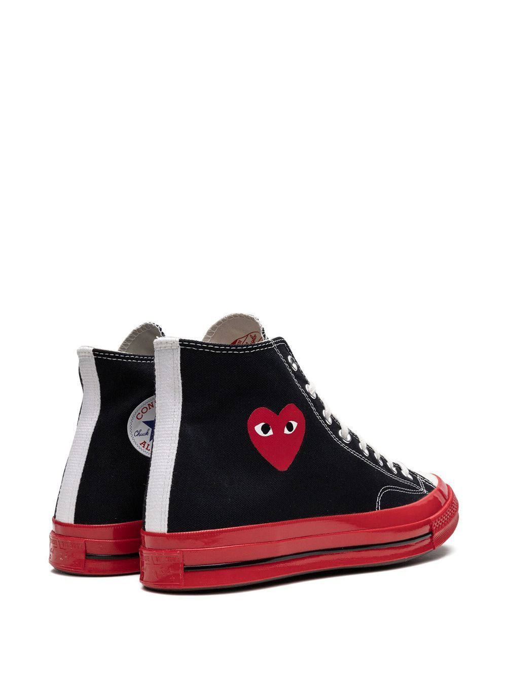 COMME DES GARÇONS PLAY High Top Red Sole Sneakers for Women