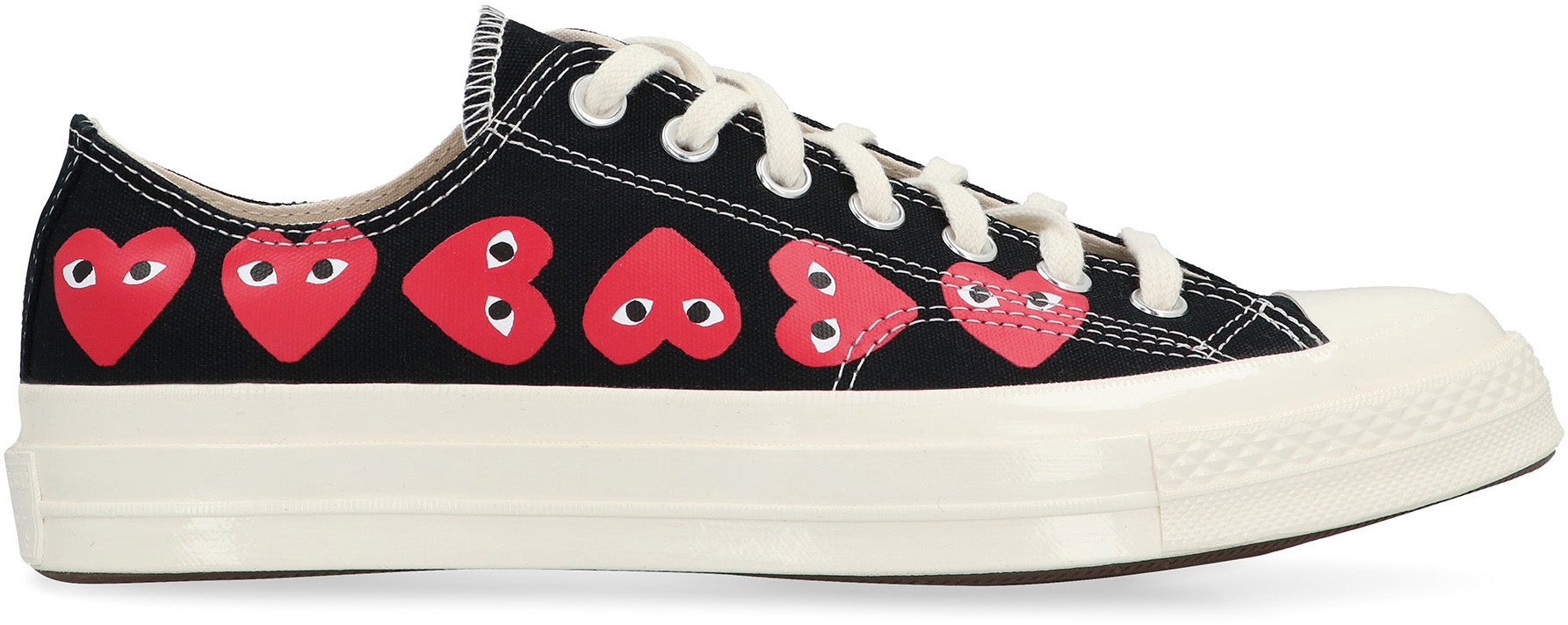 COMME DES GARÇONS PLAY Unisex Multi Heart Sneaker