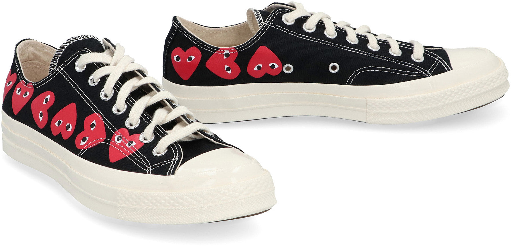 COMME DES GARÇONS PLAY Unisex Multi Heart Sneaker