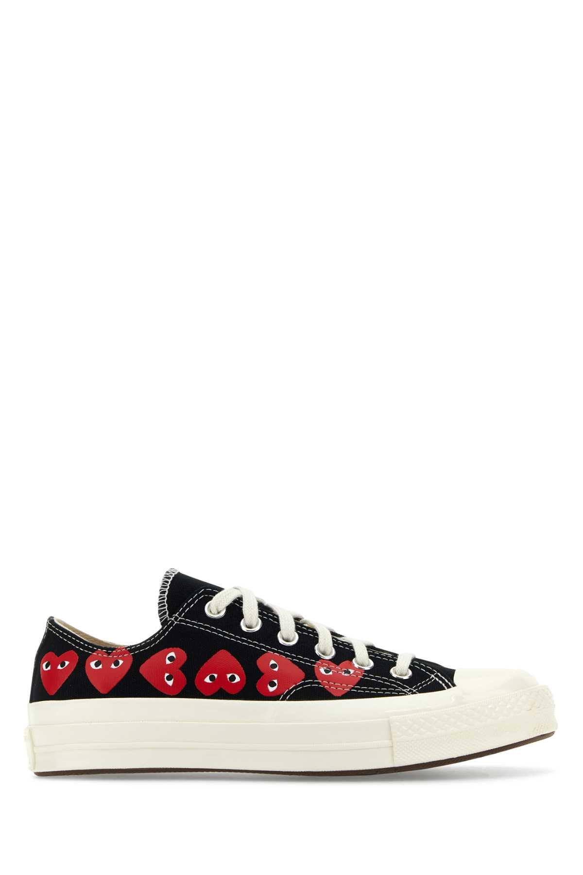 COMME DES GARÇONS PLAY Canvas Signature Sneaker for Women