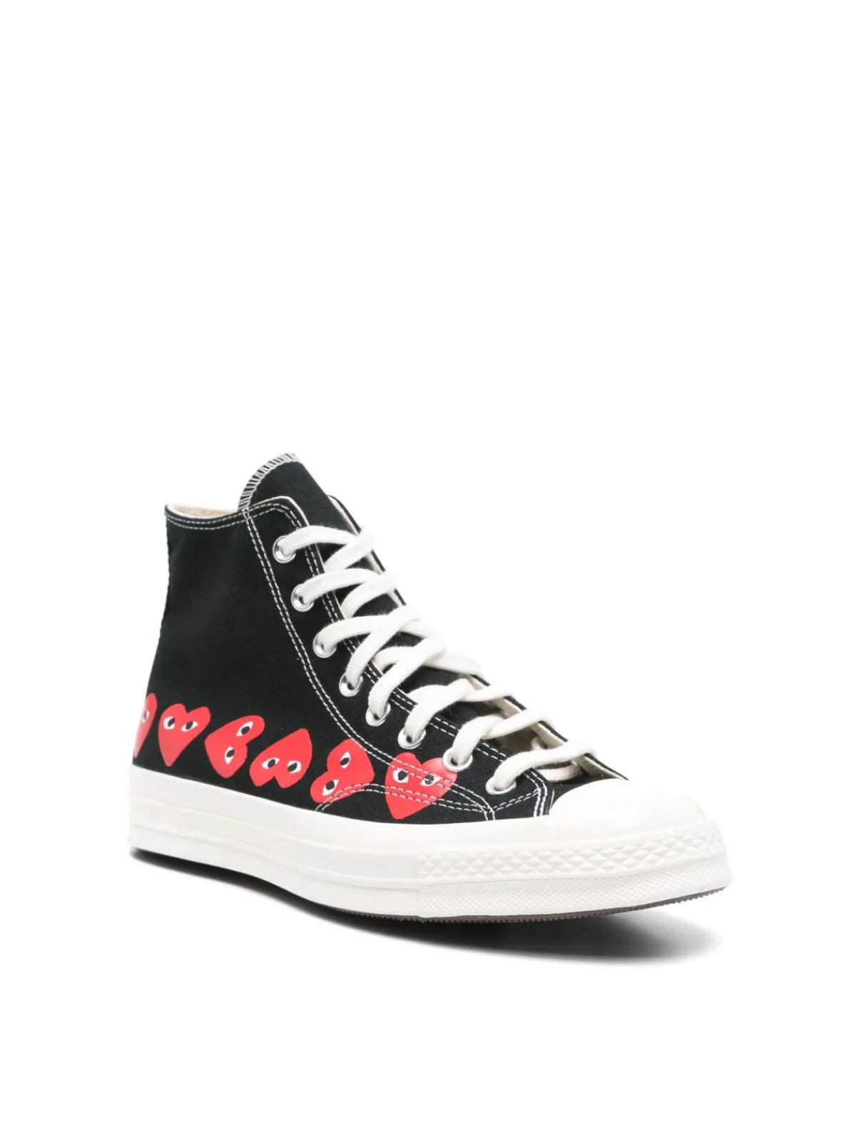 COMME DES GARÇONS PLAY High-Top Sneakers Collaboration with Converse