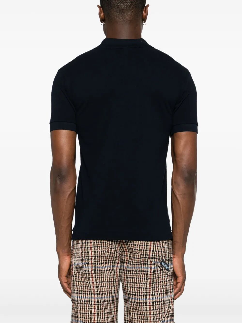 COMME DES GARÇONS PLAY Classic Cotton Polo Shirt with Iconic Heart Emblem