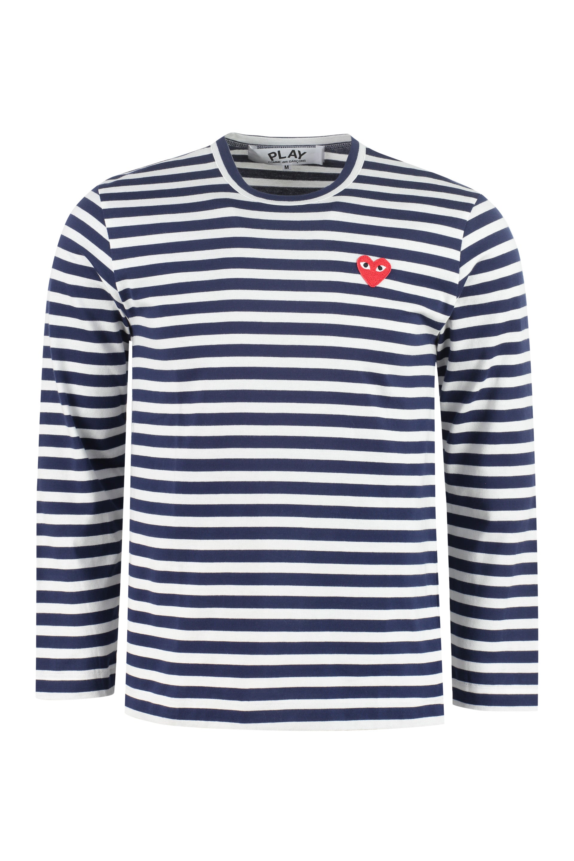 COMME DES GARÇONS PLAY Striped Long Sleeved T-Shirt