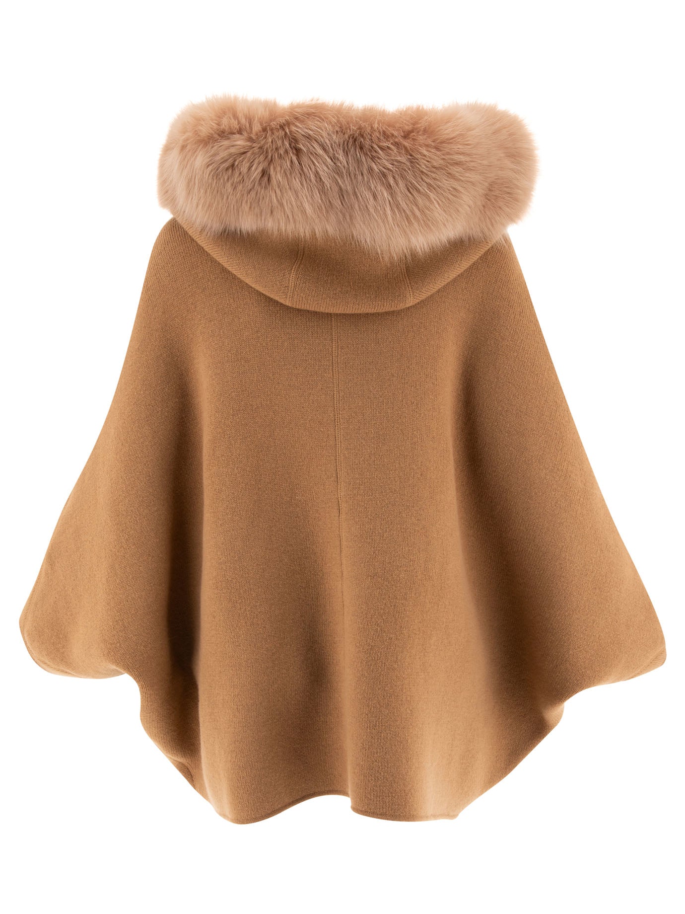 GIOVI Wool and Cashmere Poncho for Women - FW24