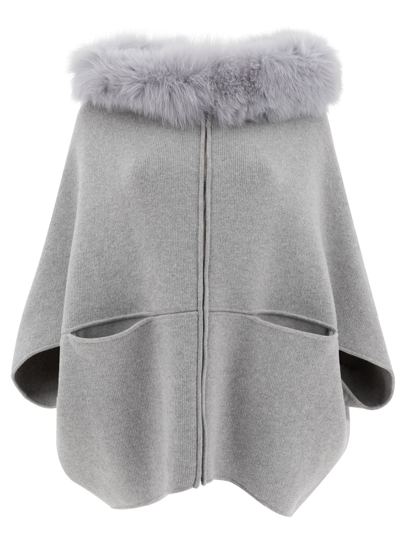 GIOVI Women's Luxe Wool and Cashmere Poncho