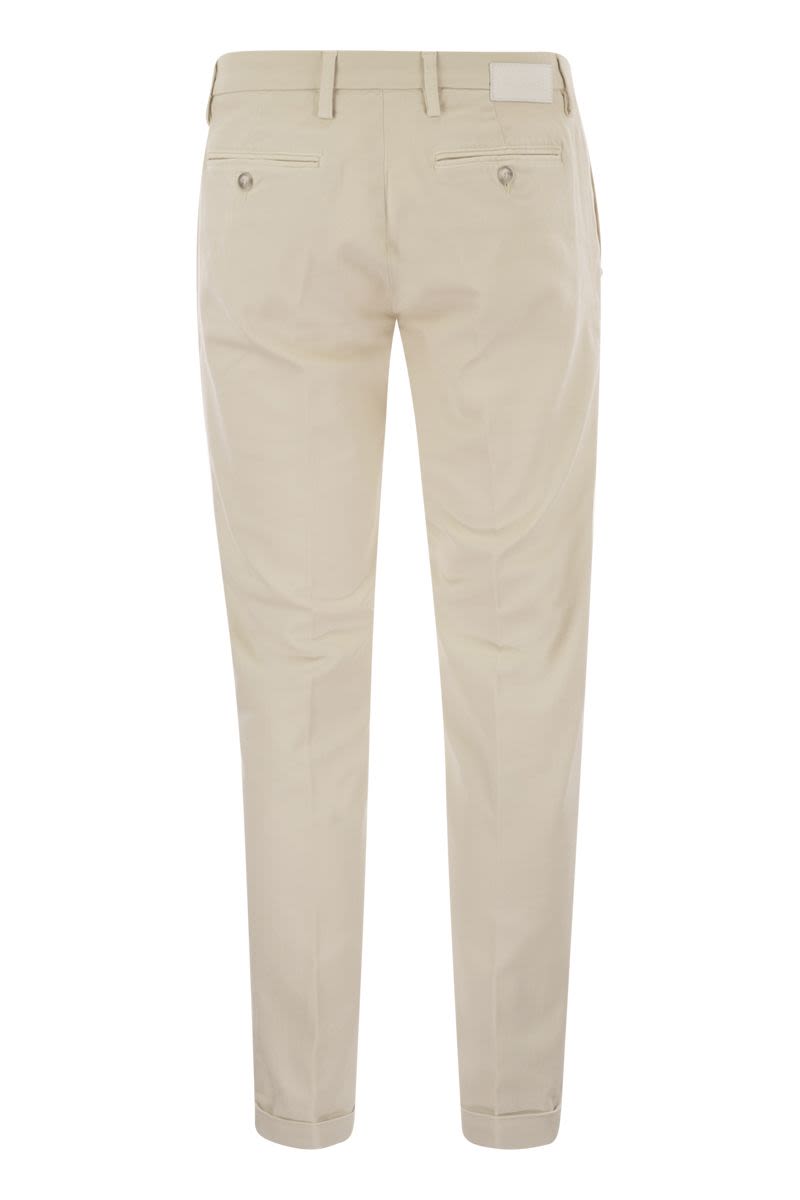 REHASH Stretch Cotton and Lyocell Slim Fit Chino Trousers