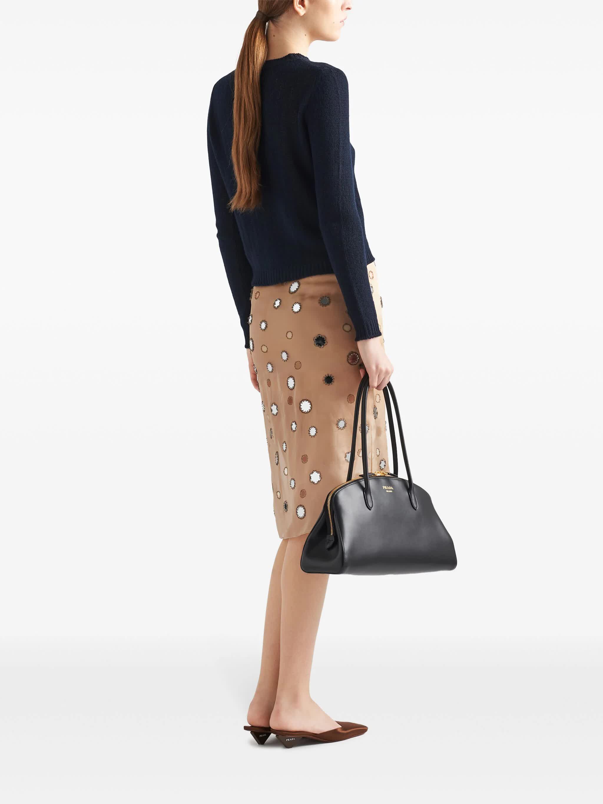 PRADA Crew Neck Sweater for Women - SS25 Collection