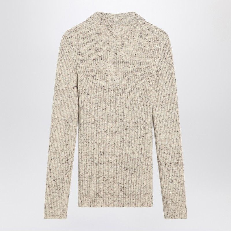 PRADA Wool Blend Polo Shirt for Women