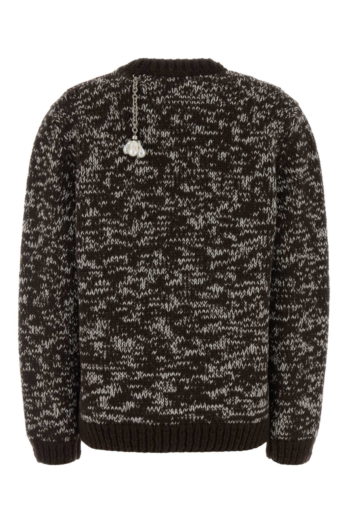 PRADA Oversize Wool Sweater for Women - Fall 2025