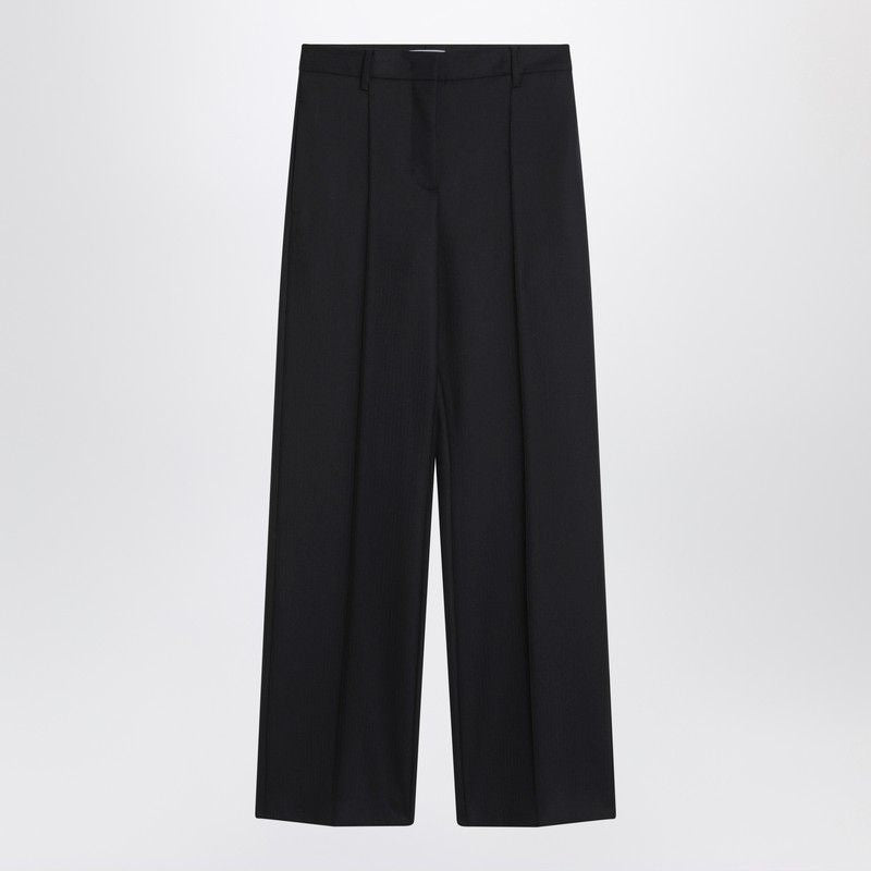 PRADA Wide Wool Trousers - High Waist Design