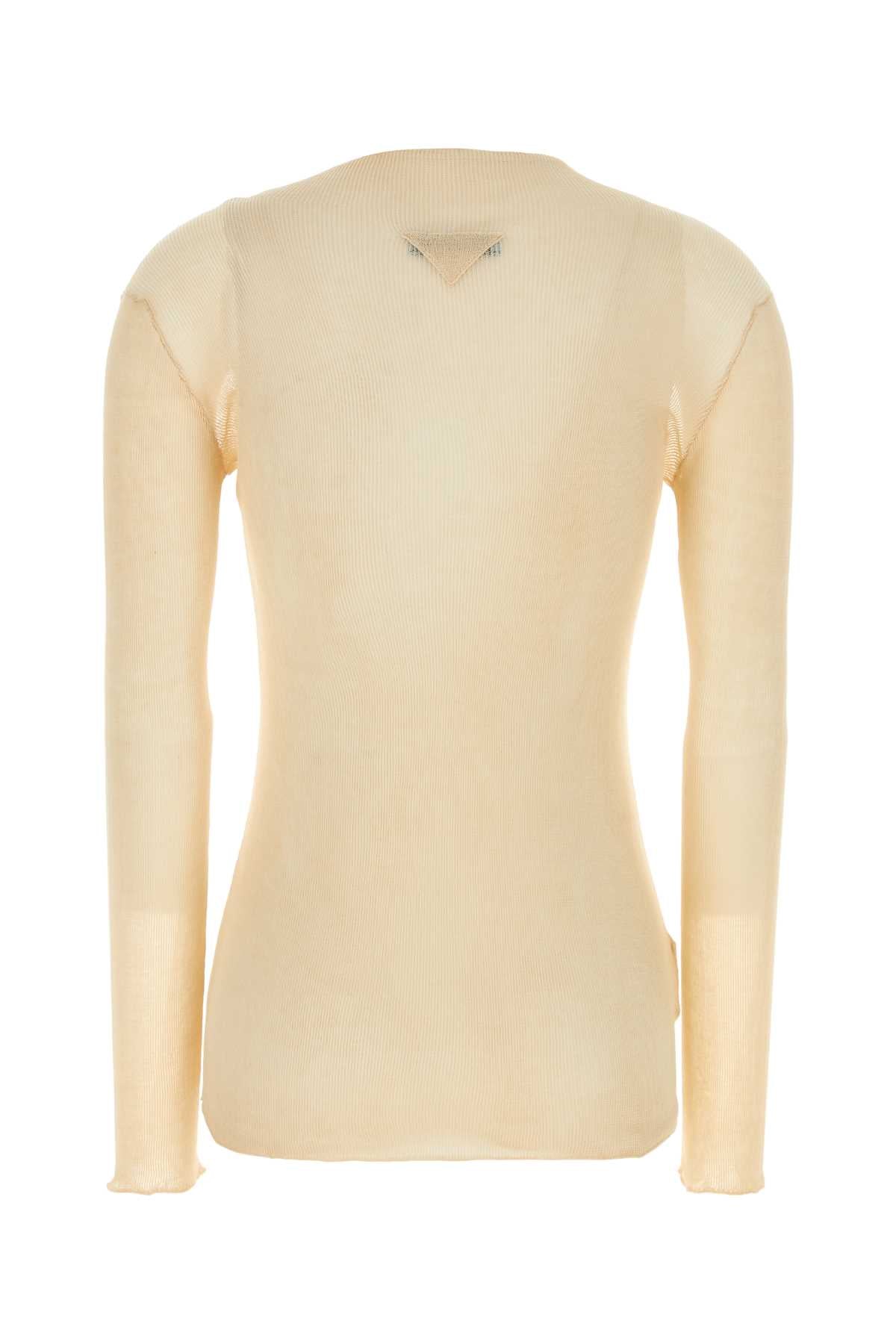 PRADA Cotton Sweater with High Neck - Women’s