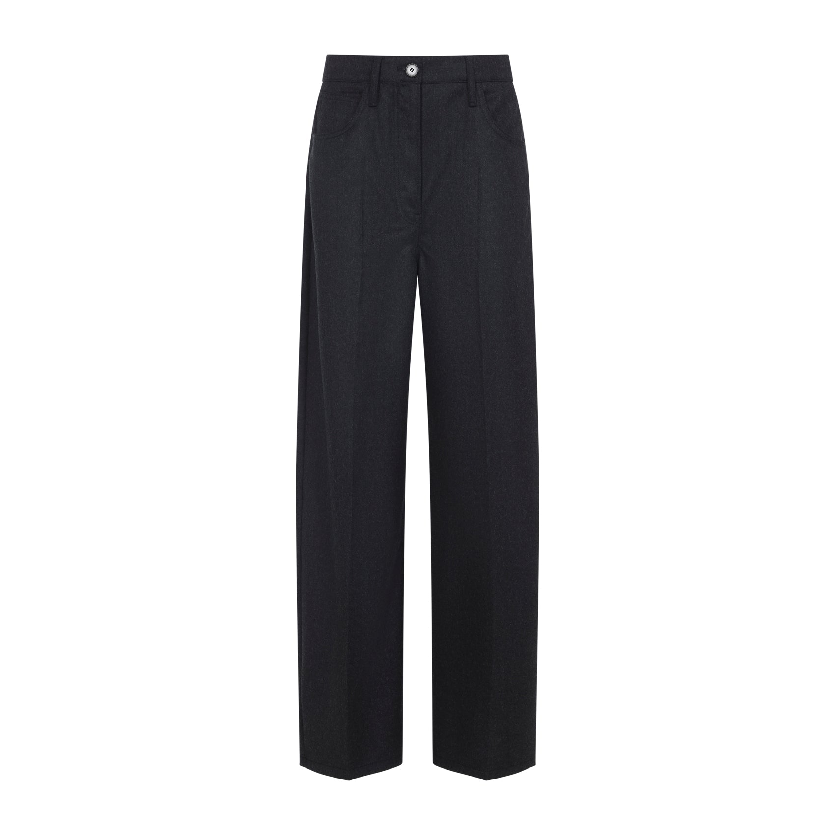 PRADA Wide Leg Virgin Wool Pants for Women