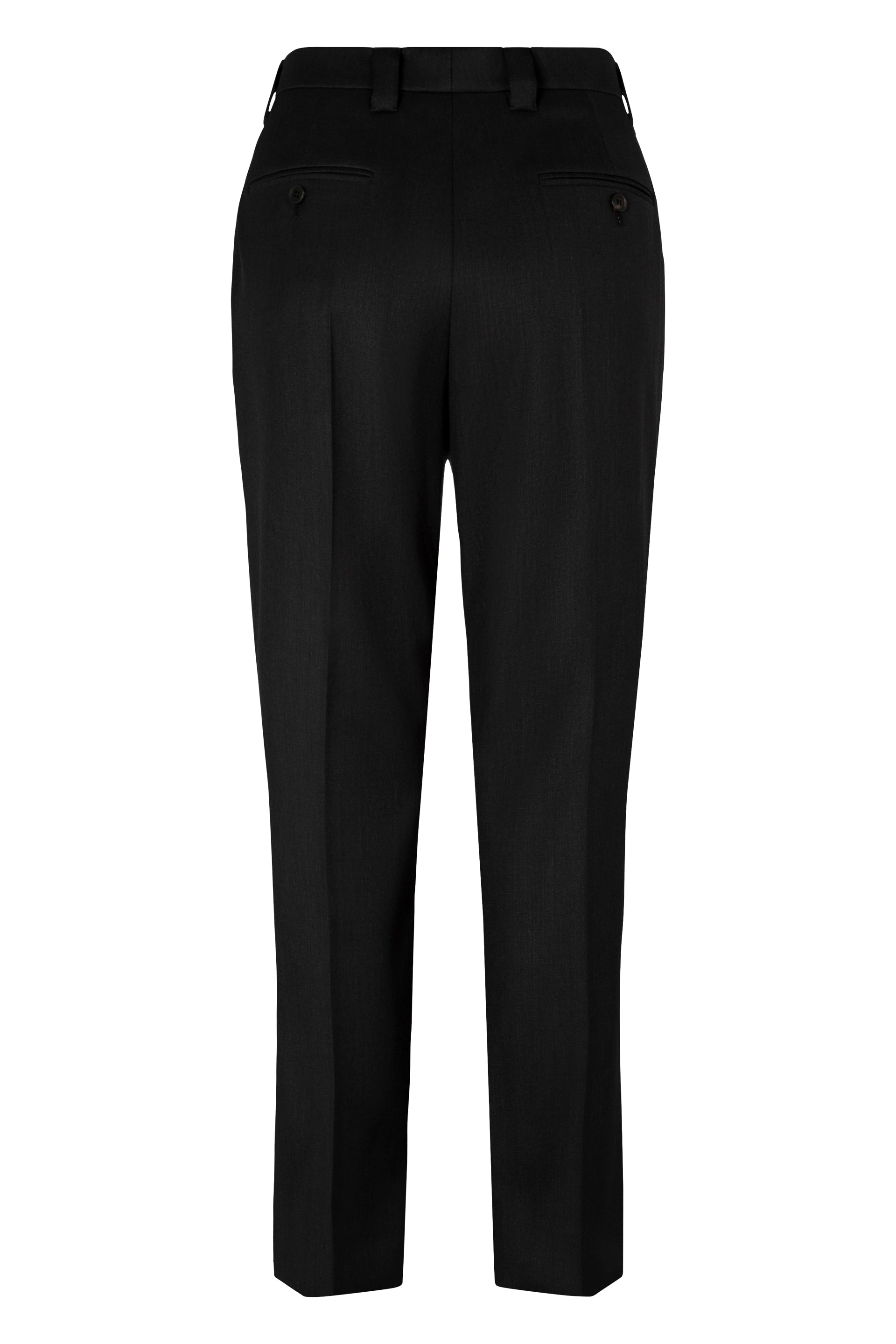 PRADA Safety-Pin Detail Wool Trousers for Women - FW25 Collection