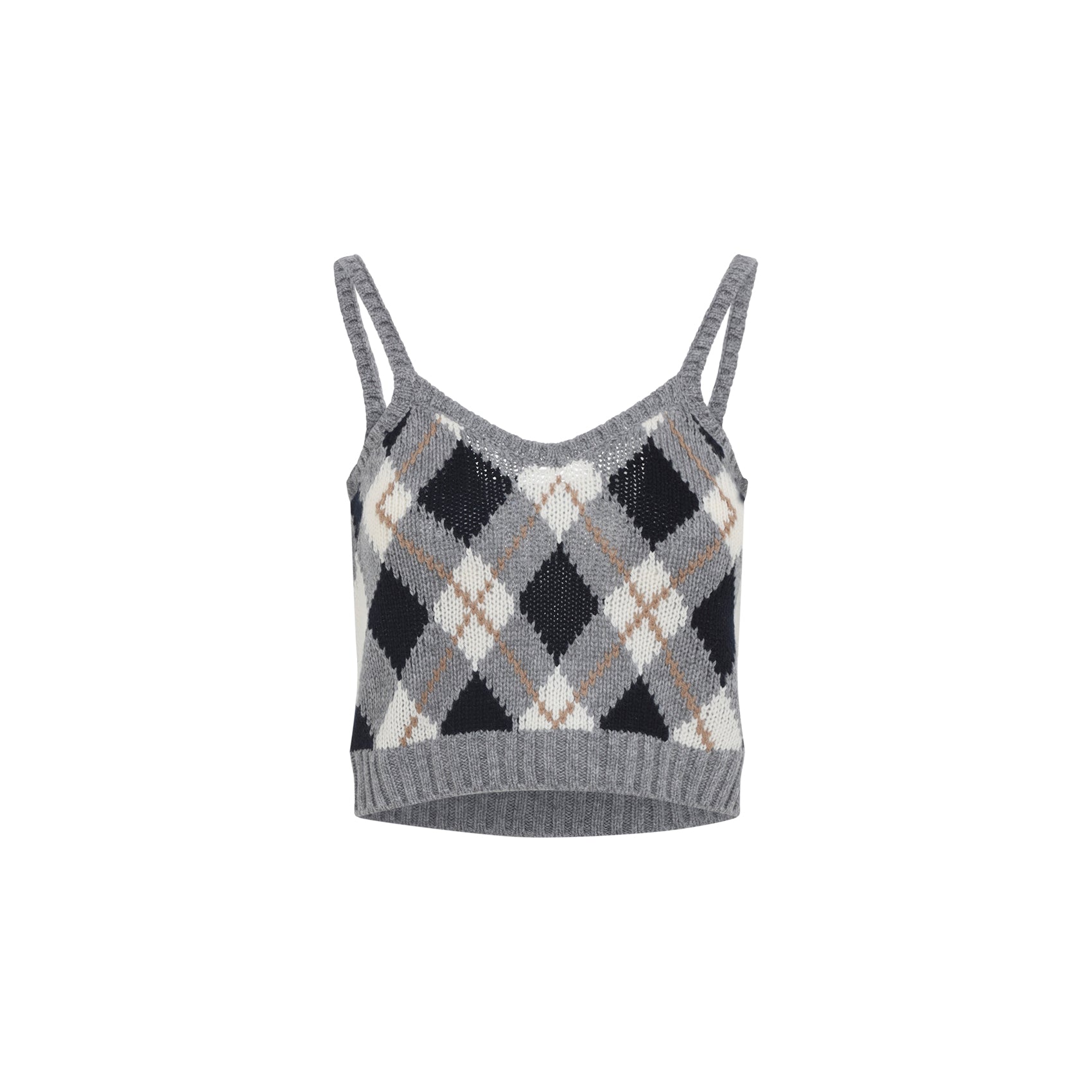 PRADA Cashmere Tank Top for Women - Fall/Winter Collection 2025