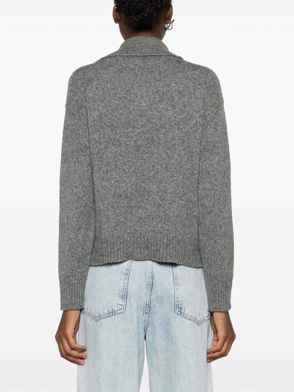 NUUR Women's Wool Blend Polo with Pockets