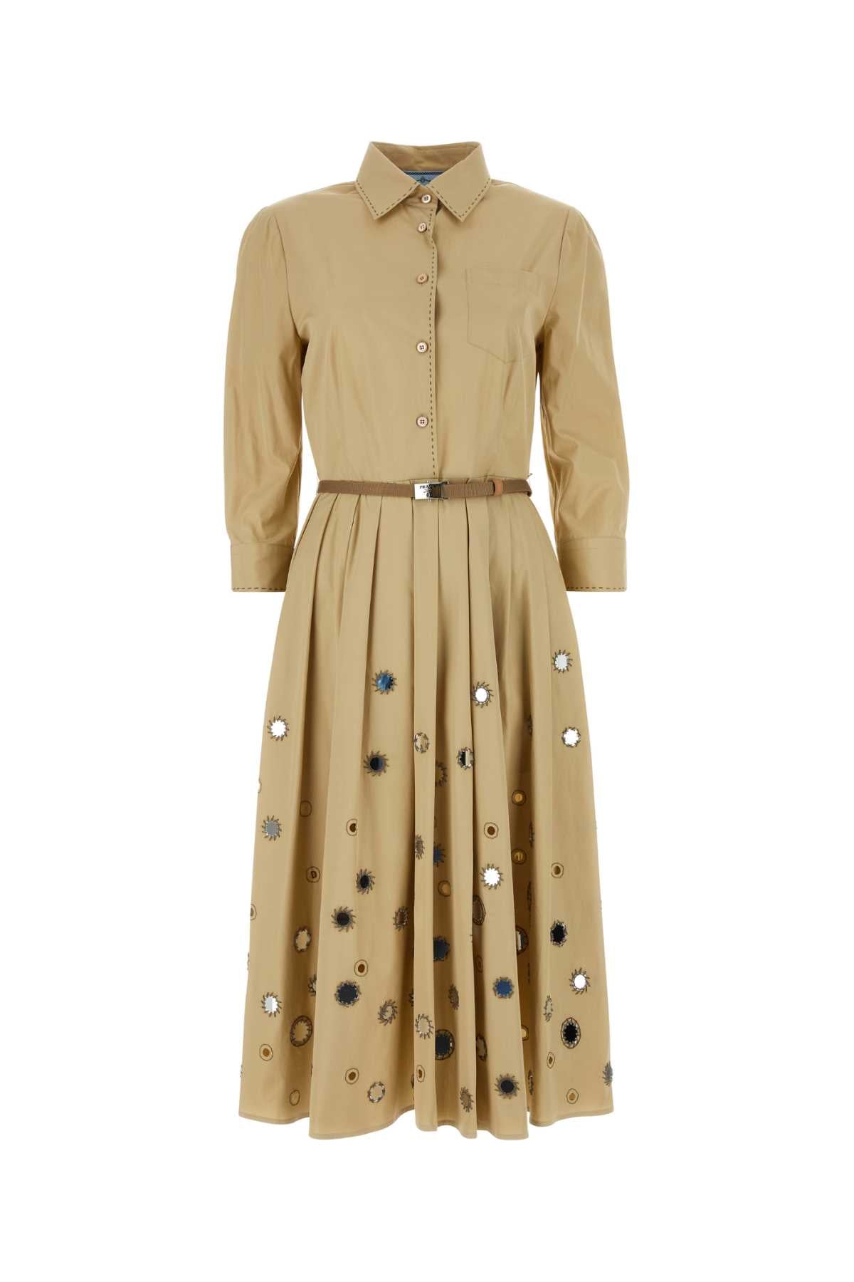 PRADA Chic Mini Cotton Shirt Dress for Women