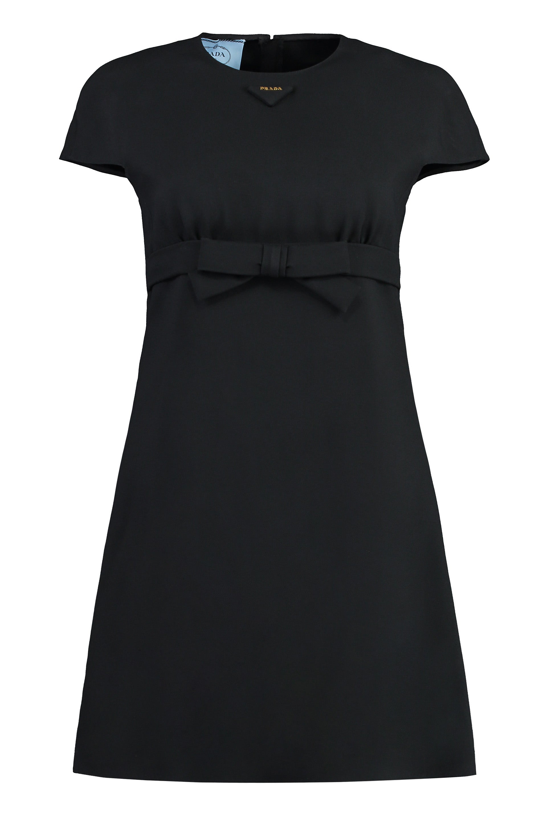PRADA Bow Detail Mini Dress for Women