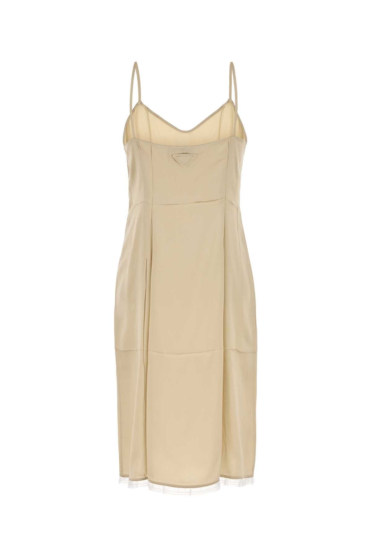 PRADA Elegant Satin Mini Dress for Women