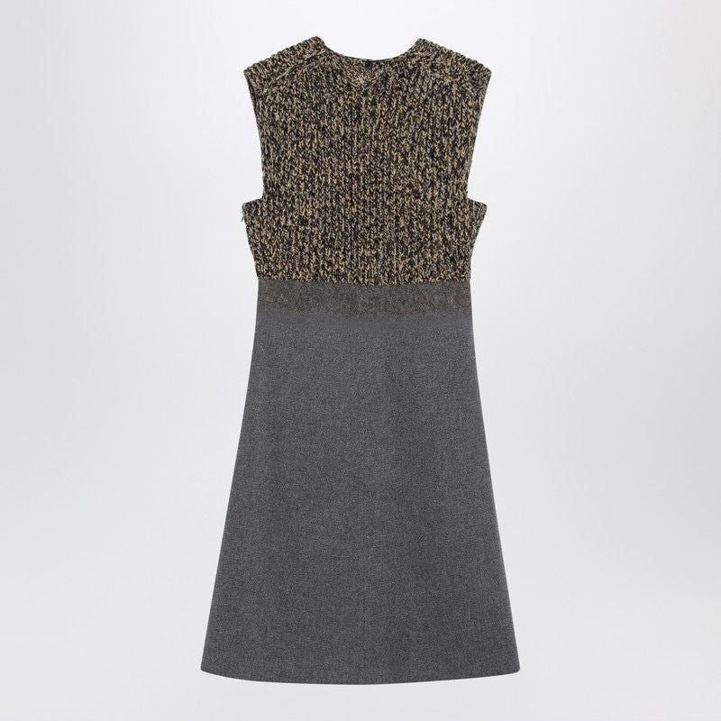 PRADA Sleeveless Wool and Cashmere Mini Dress