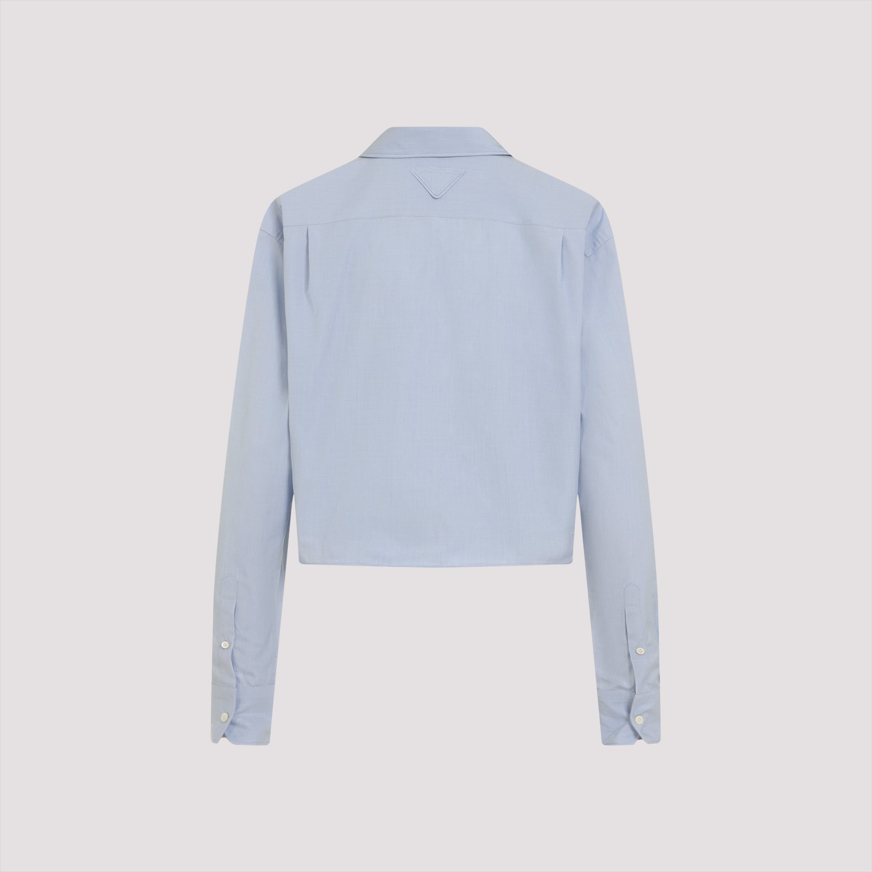 PRADA Cotton Shirt with Nacre Buttons for Women