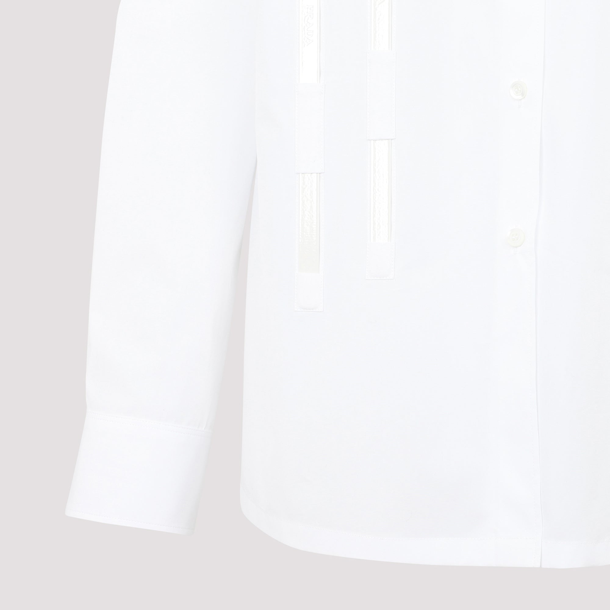 PRADA Oversize Poplin Shirt for Women - Fall/Winter 2024