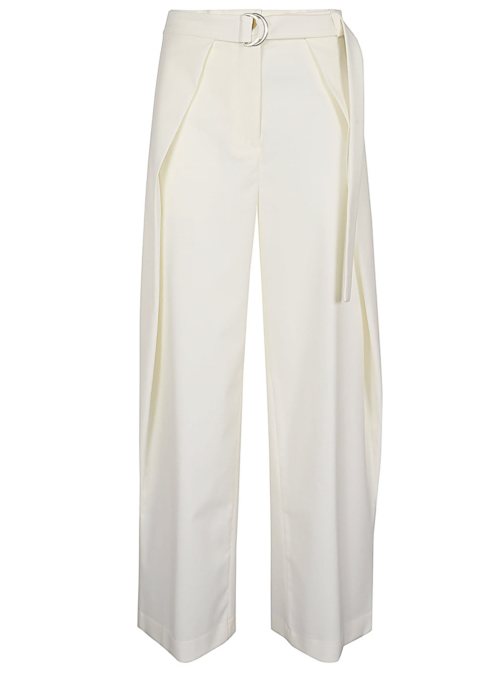 ERIKA CAVALLINI Amelia Trousers with Belt - Women's Straight Cut, SS24