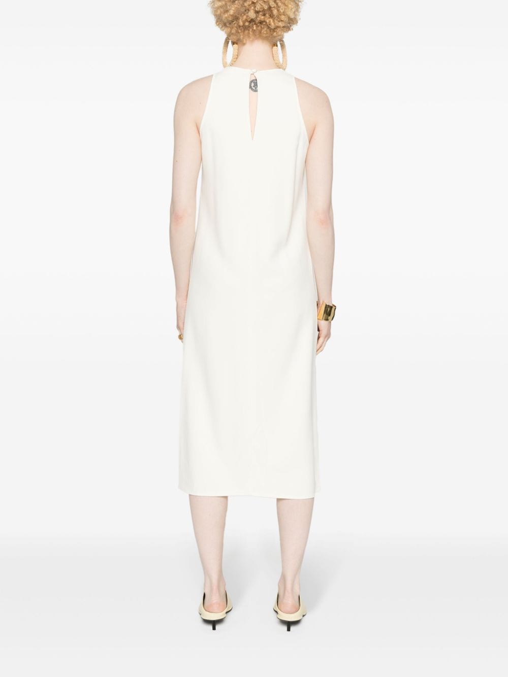 ERIKA CAVALLINI Sleeveless Midi Dress