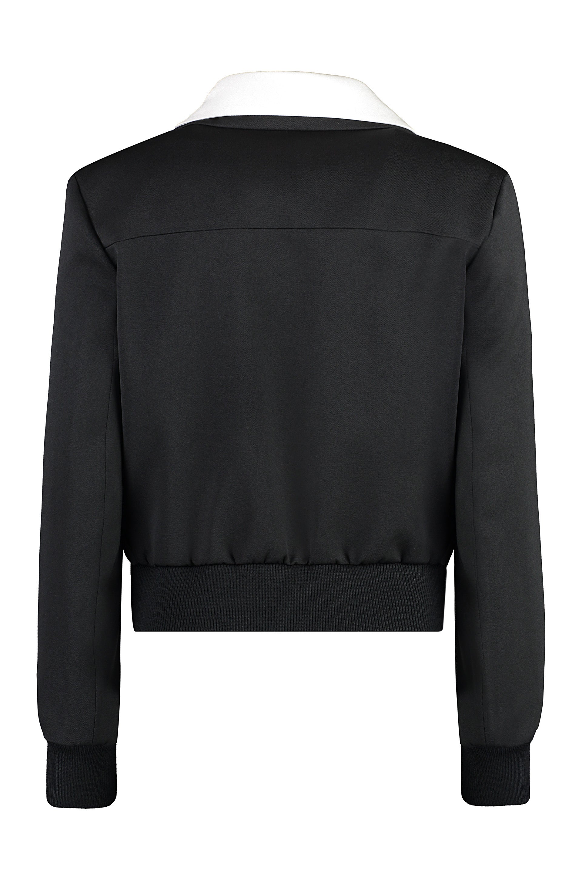 PRADA Wool Blazer with Removable Collar - Women's XS