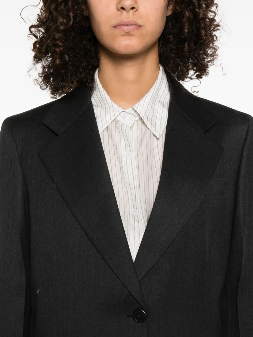 PRADA Notched-Lapels Wool Blazer for Women