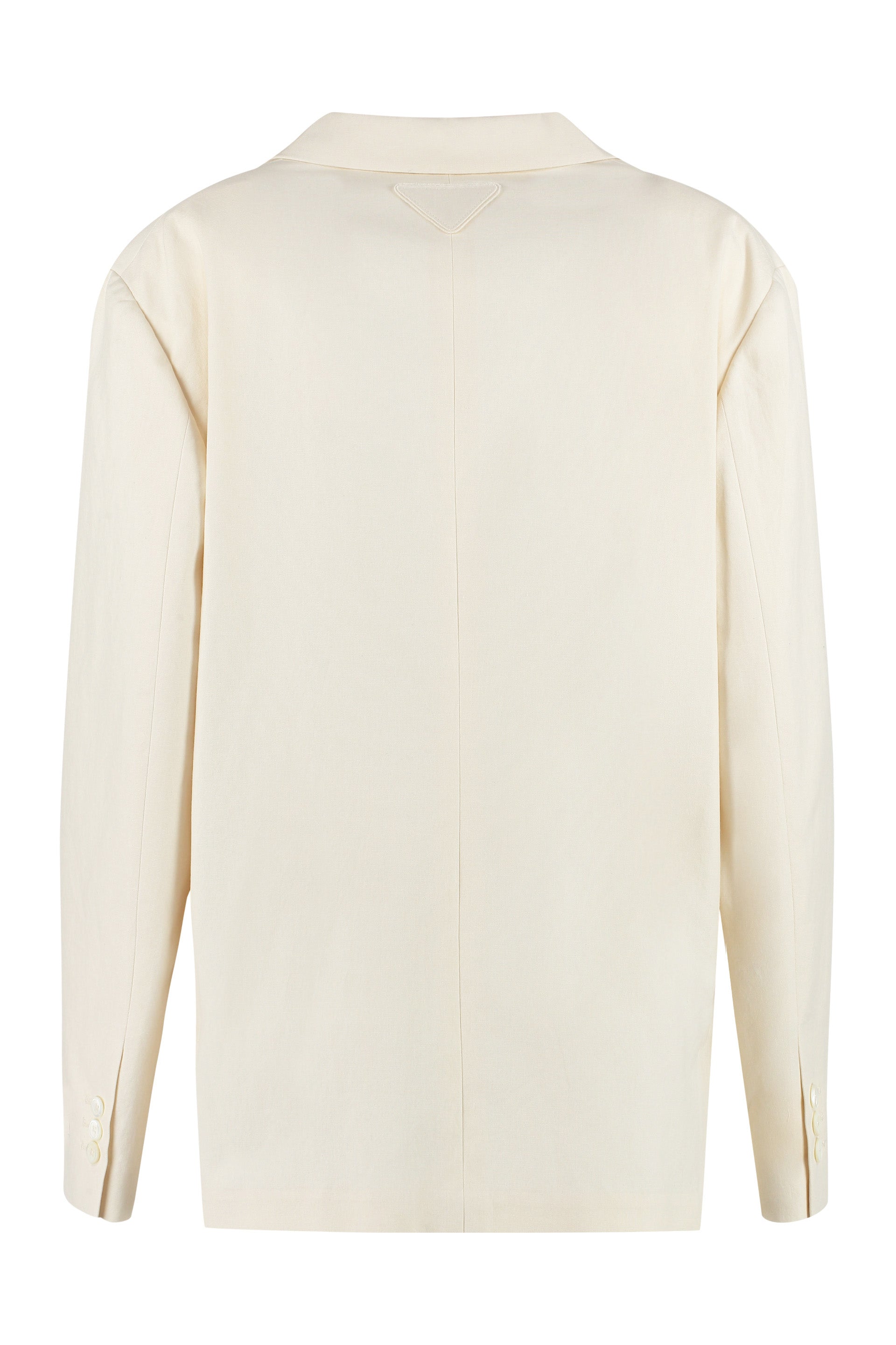 PRADA Women's Double-Breasted Cotton Blazer