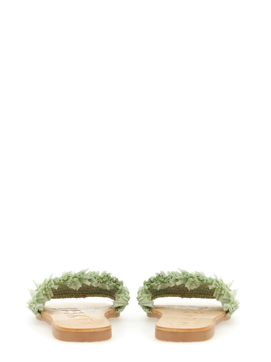 MANEBI Fringed Knot Sandal - Spring/Summer 2025