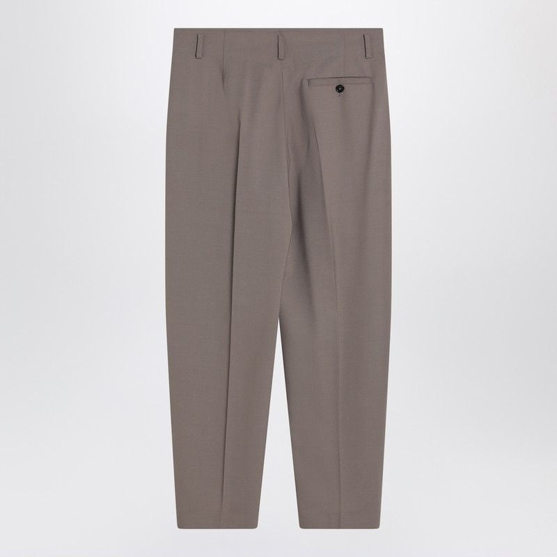 ERIKA CAVALLINI High Waist Wool-Blend Trousers