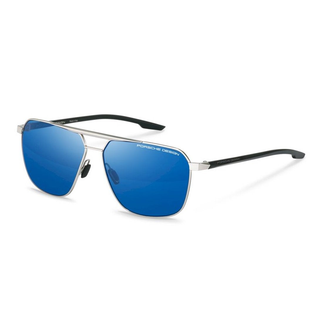 PORSCHE DESIGN Palladium Metal Sunglasses for Women - SS25 Collection