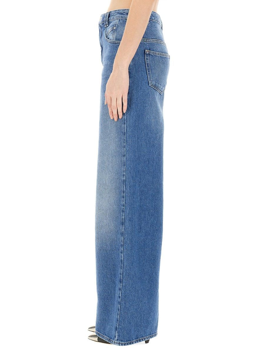 ISABEL MARANT Wide Leg Cotton Jeans - Size 36