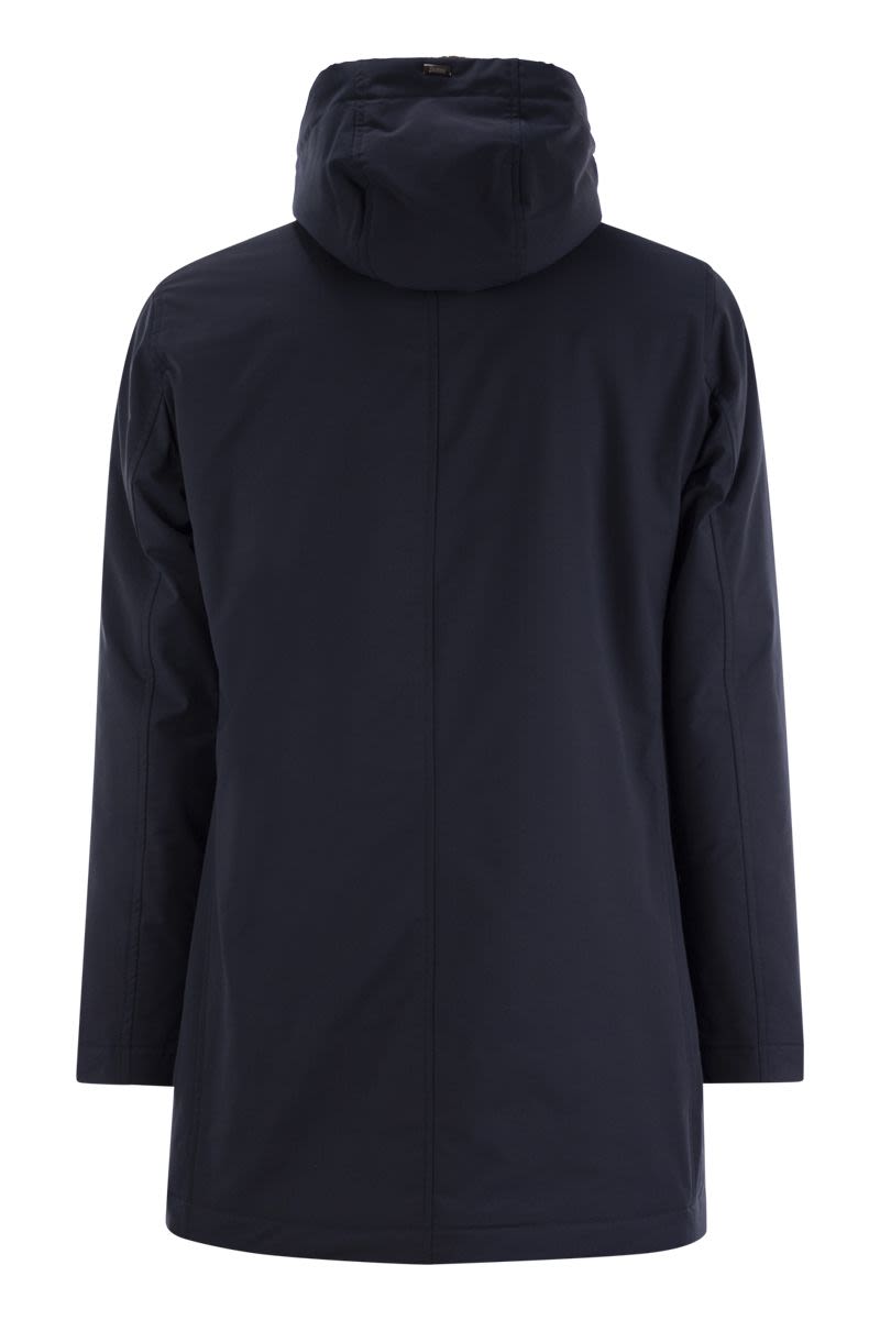 HERNO Men's Hooded Padded Parka Jacket