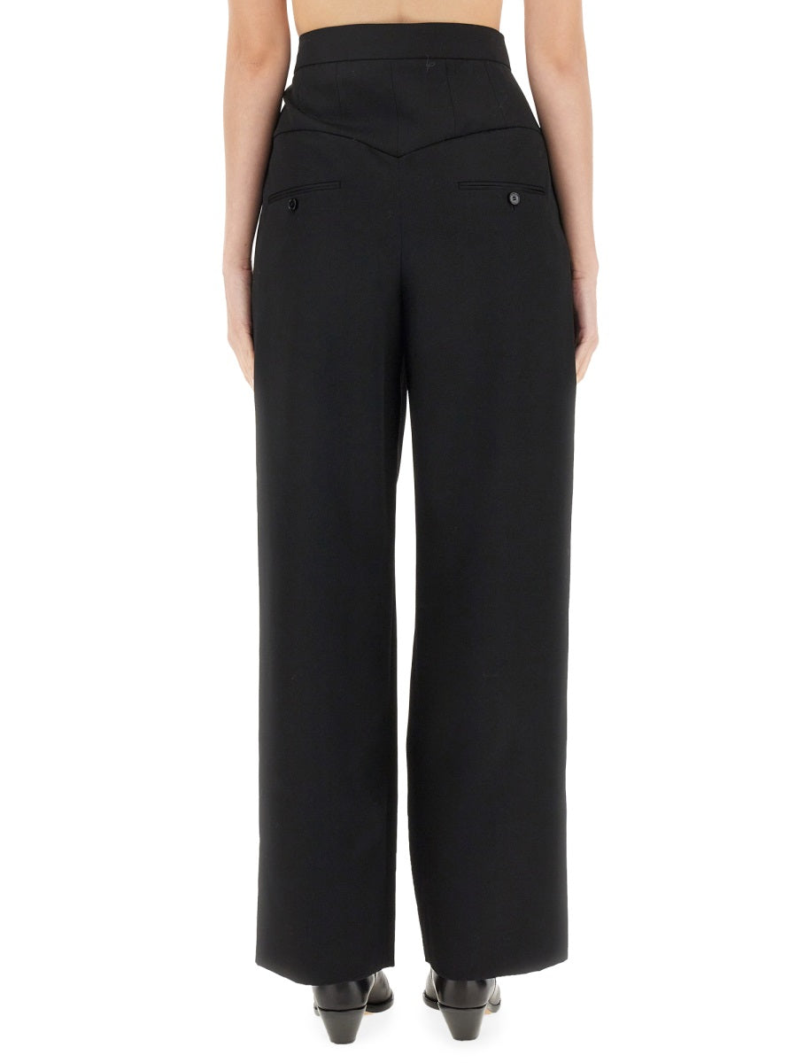 ISABEL MARANT Regular Fit Wool Pants - Size 40