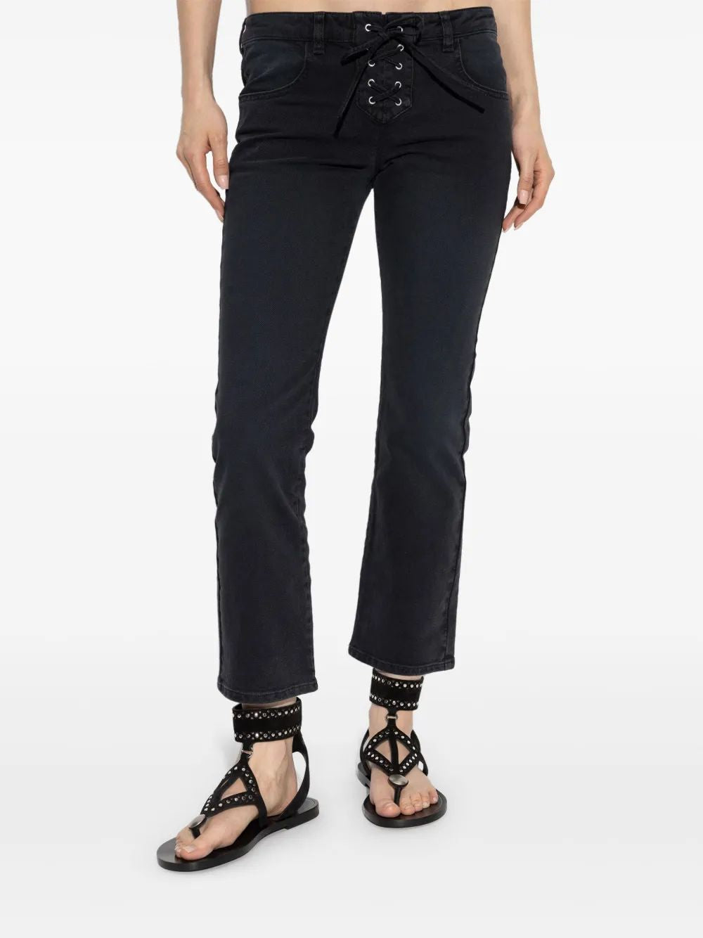 ISABEL MARANT Women's 5B Vanel Pants with Cord Detail