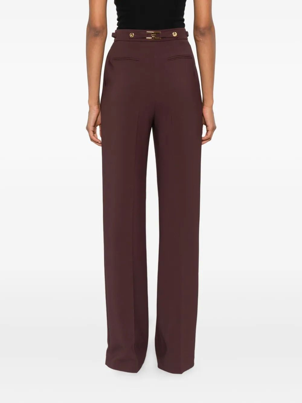 ELISABETTA FRANCHI Sophisticated Women’s Polyester Pants