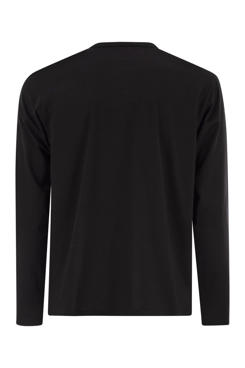 PREMIATA Regular Fit Cotton T-Shirt with Embroidered Details