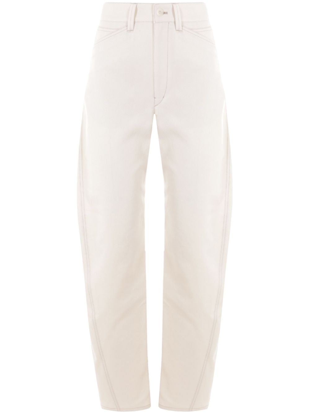 LEMAIRE Twisted Cream Pants - Women’s SS25