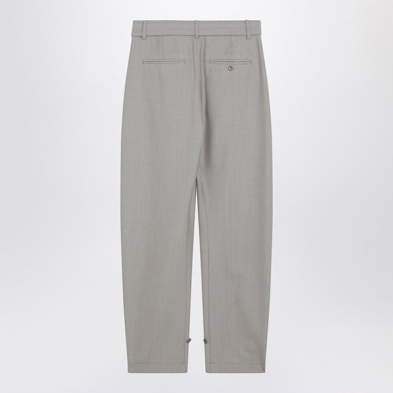 LEMAIRE Women's Trousers with Ankle Tabs