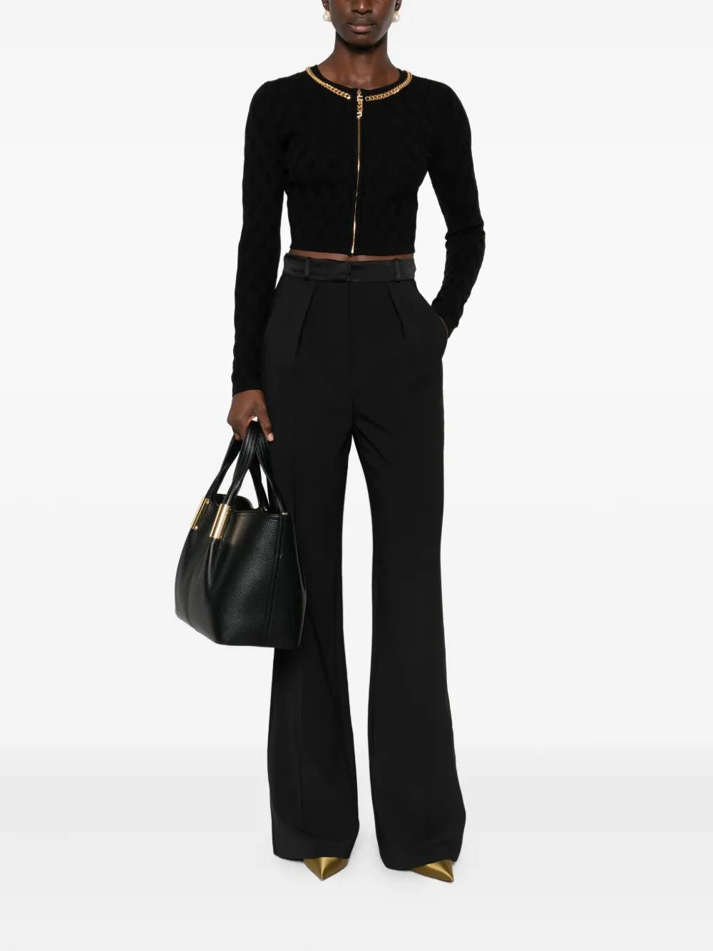 ELISABETTA FRANCHI Elastan Women's Pants - FW25 Collection