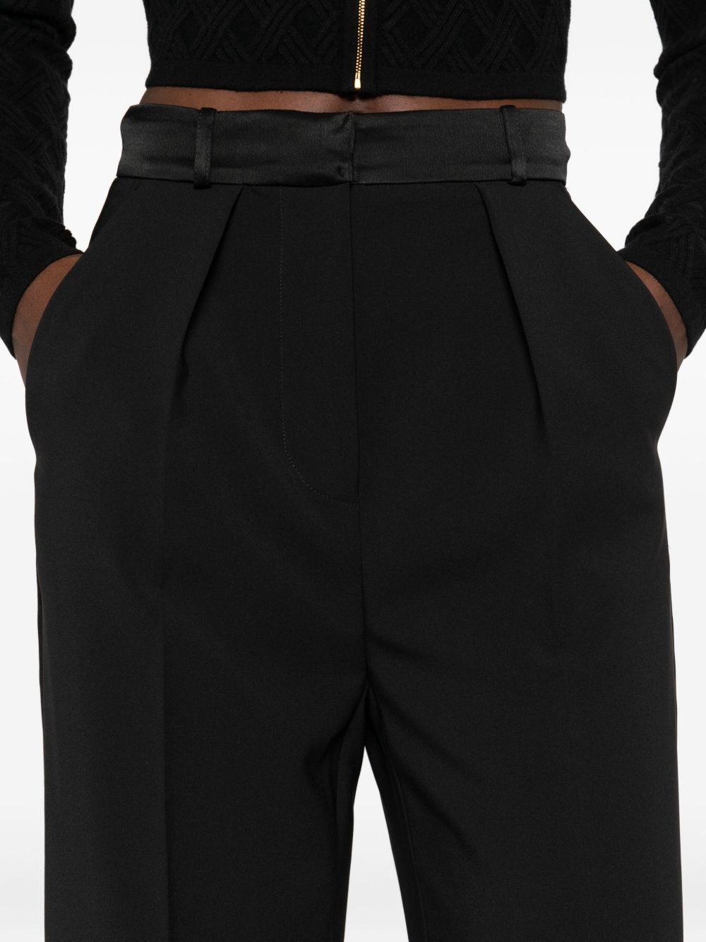 ELISABETTA FRANCHI Flared-Leg Trousers
