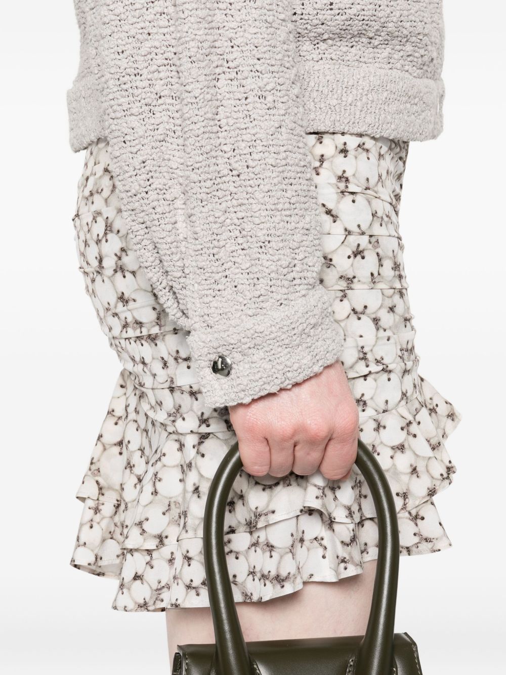 IRO Textured Weave Button Fastening Jacket for Women