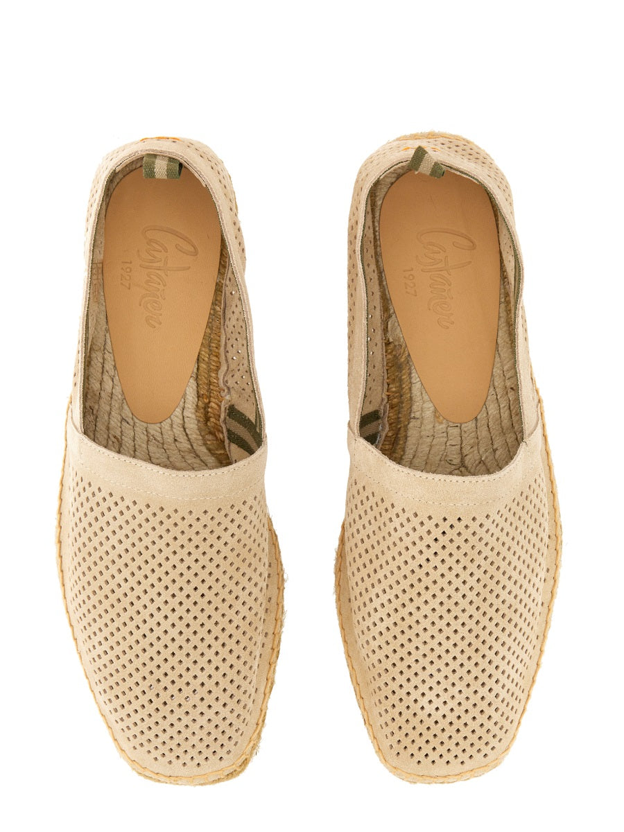 CASTAÑER Men's Perforated Espadrille with 2 cm Rope Sole