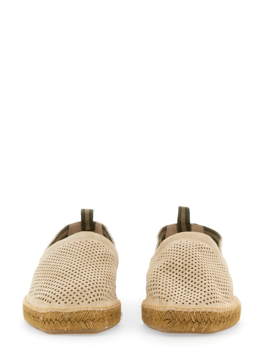CASTAÑER Men's Perforated Espadrille with 2 cm Rope Sole