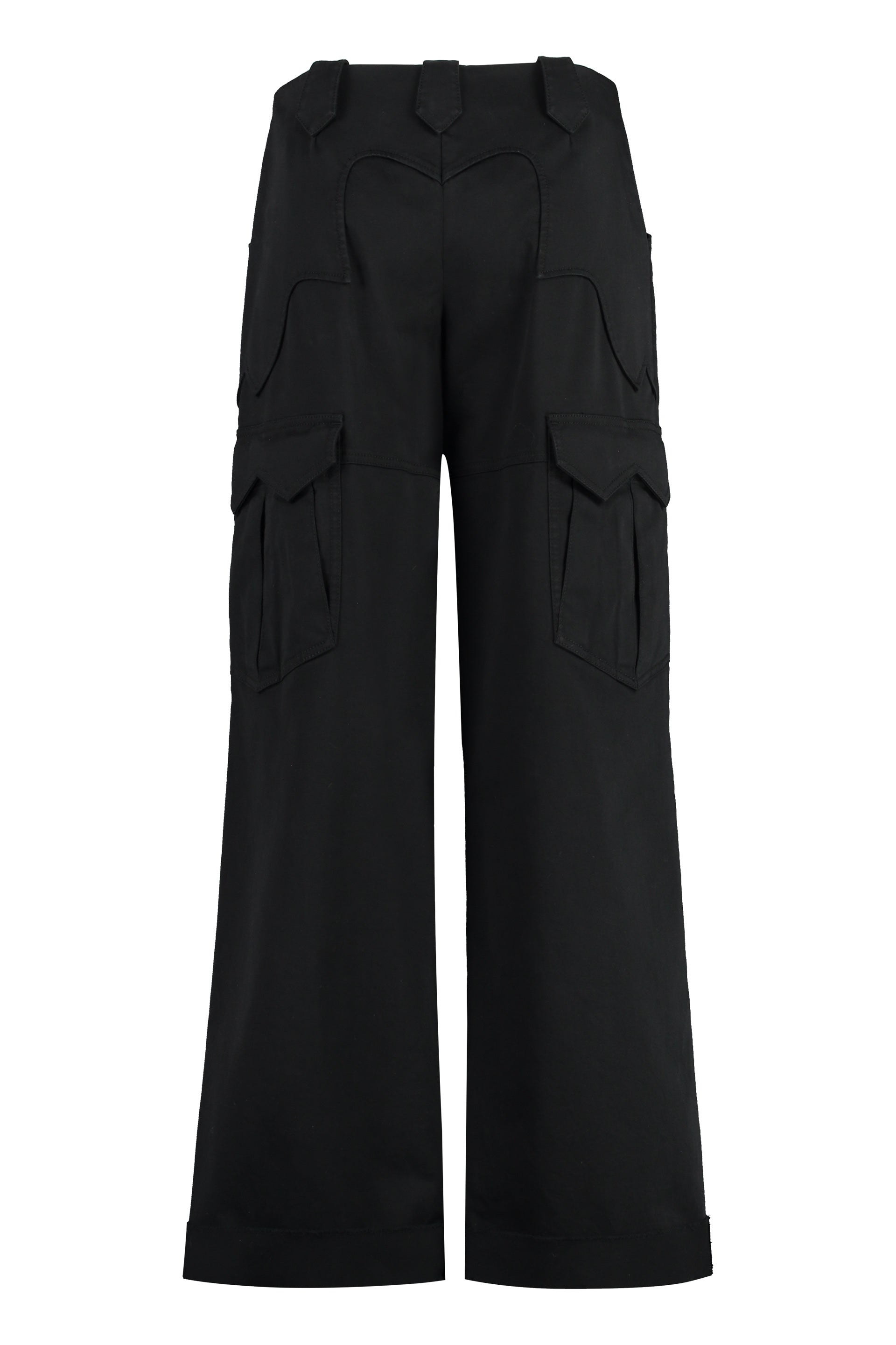 TOM FORD Gabardine Cargo Trousers with Rolled-Up Ankle Cuff - Women's